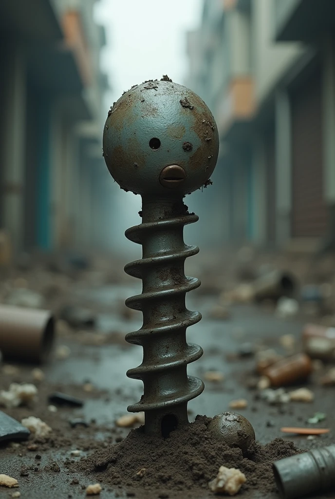 a screw with a homeless life
