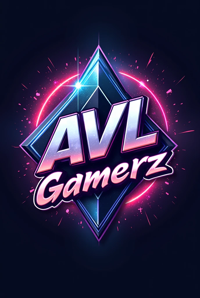 Make a gaming logo with name AVL_GAMERZ WITH anime look