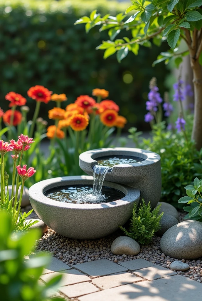 Water small pound man made which can be kept inside our small garden