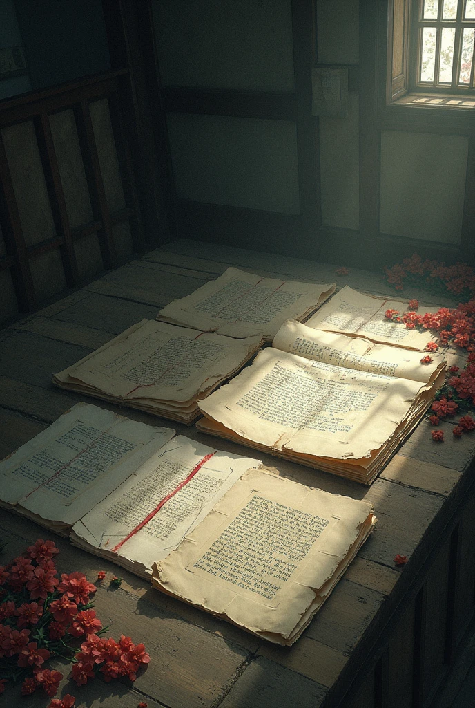 Chronological Documents Horror Tattered Japanese style dark Horror