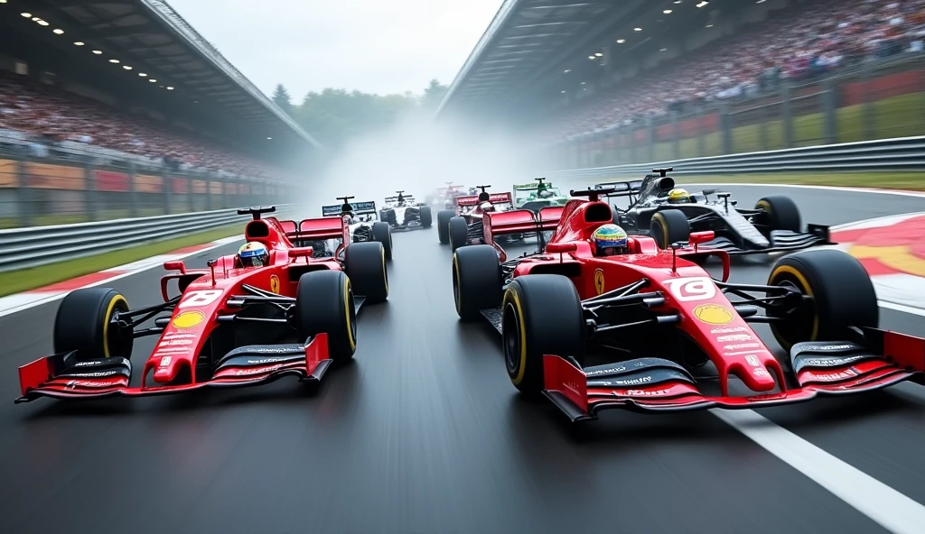 Cars race