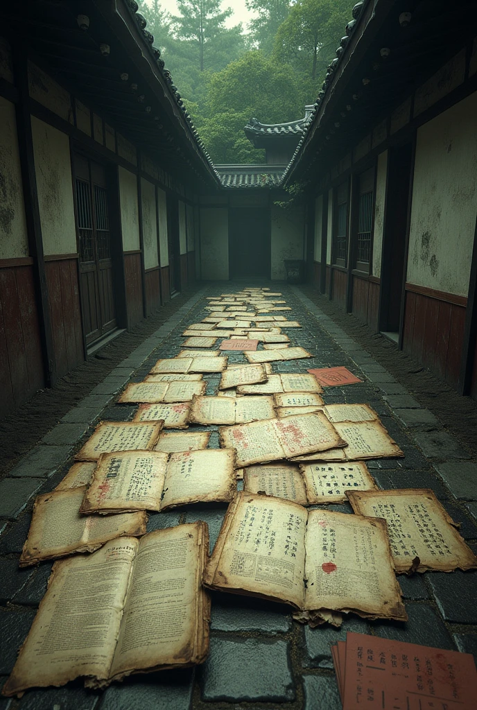 Chronological Documents　Horror　Tattered　Japanese style　dark　Horror