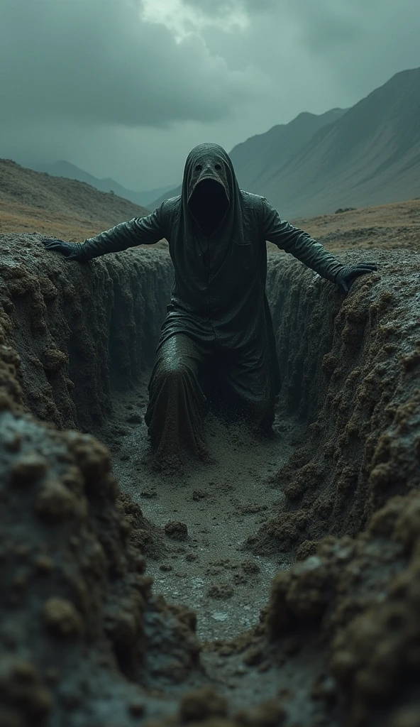 You’ll feel the ground give way, the cold, wet earth pulling you down as you struggle in vain