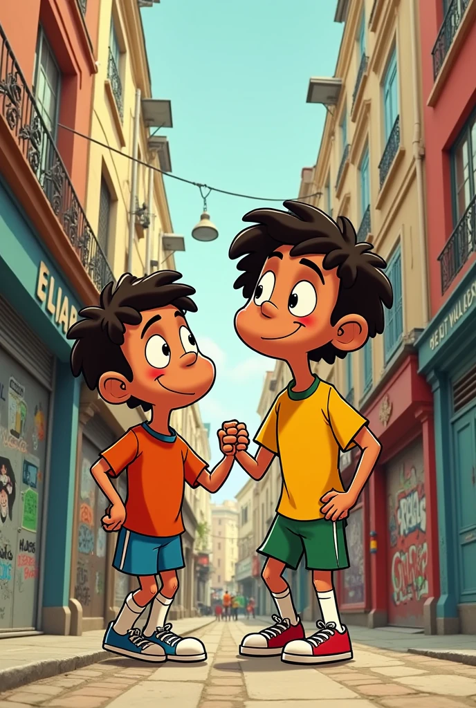 Un peu plus grand de  version dessin animé ancien foot2rue