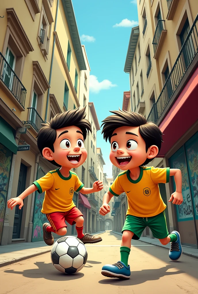 Un peu plus grand de version dessin animé ancien foot2rue