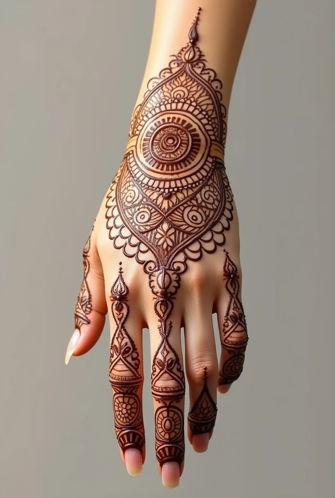 generate more Arabic mehndi design on hand