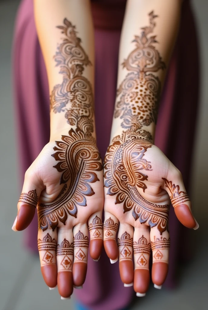 generate more Shadi Special mehndi design on hand