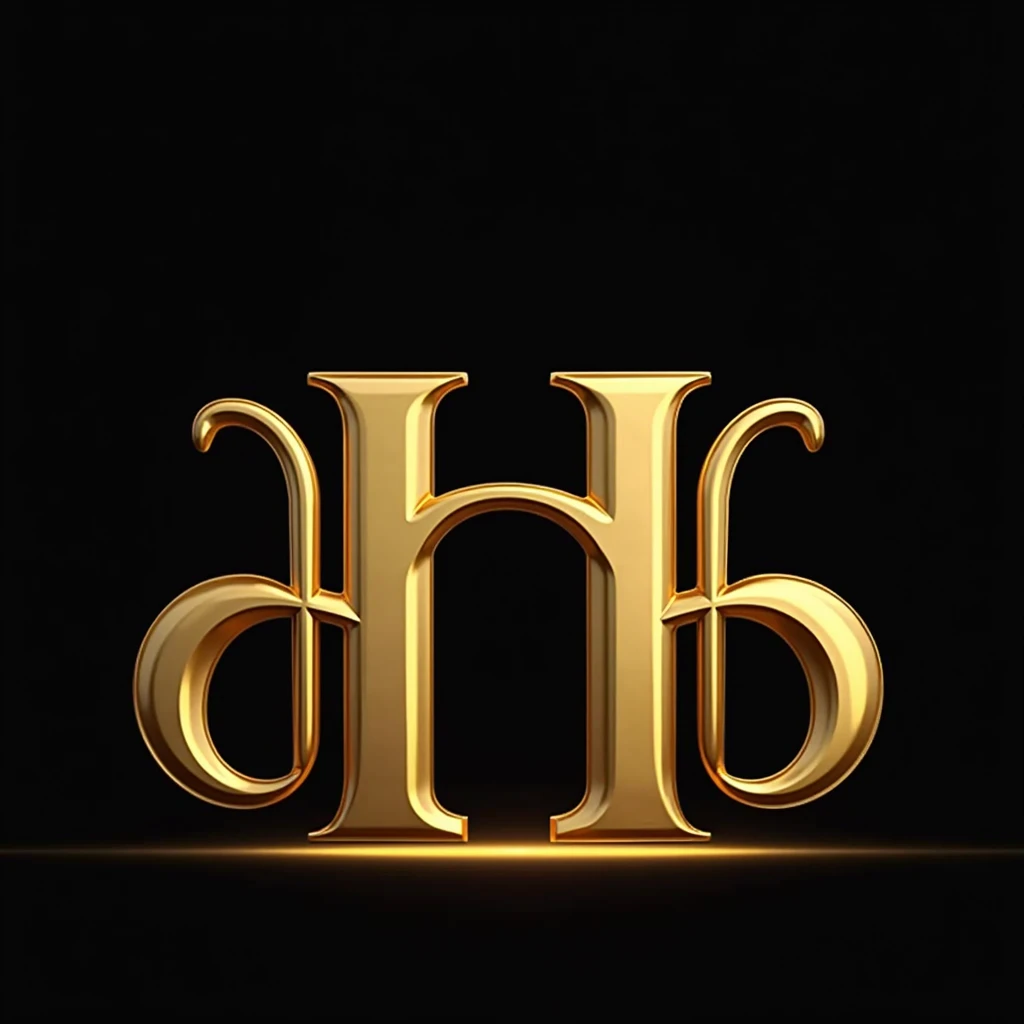 "Create a high-quality logo based on the attached reference image, but with a gold color theme. Ensure that the entire logo has a metallic gold finish, giving it a luxurious and polished appearance. The final image should be rendered with high resolution, sharp details, and a reflective gold texture that highlights the elegance of the design."