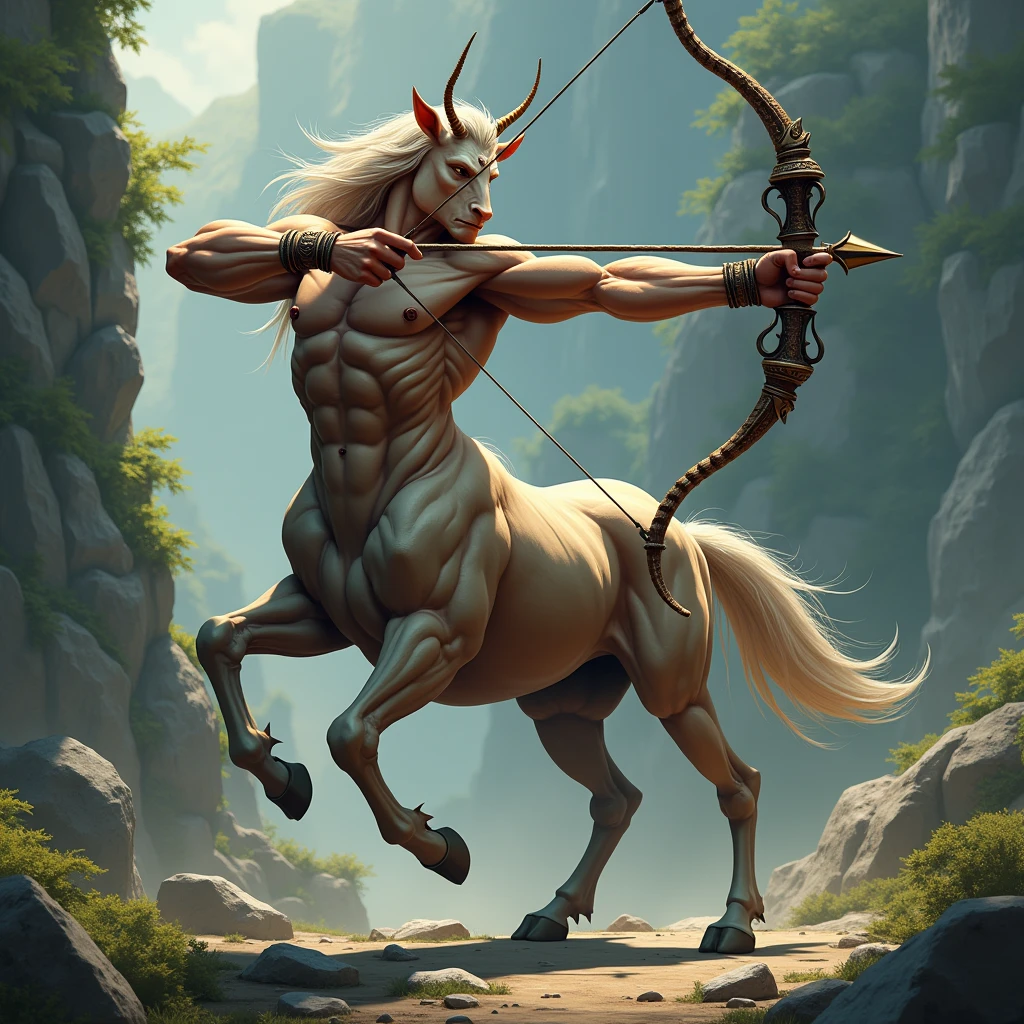 Muscular々The centaur fires an arrow