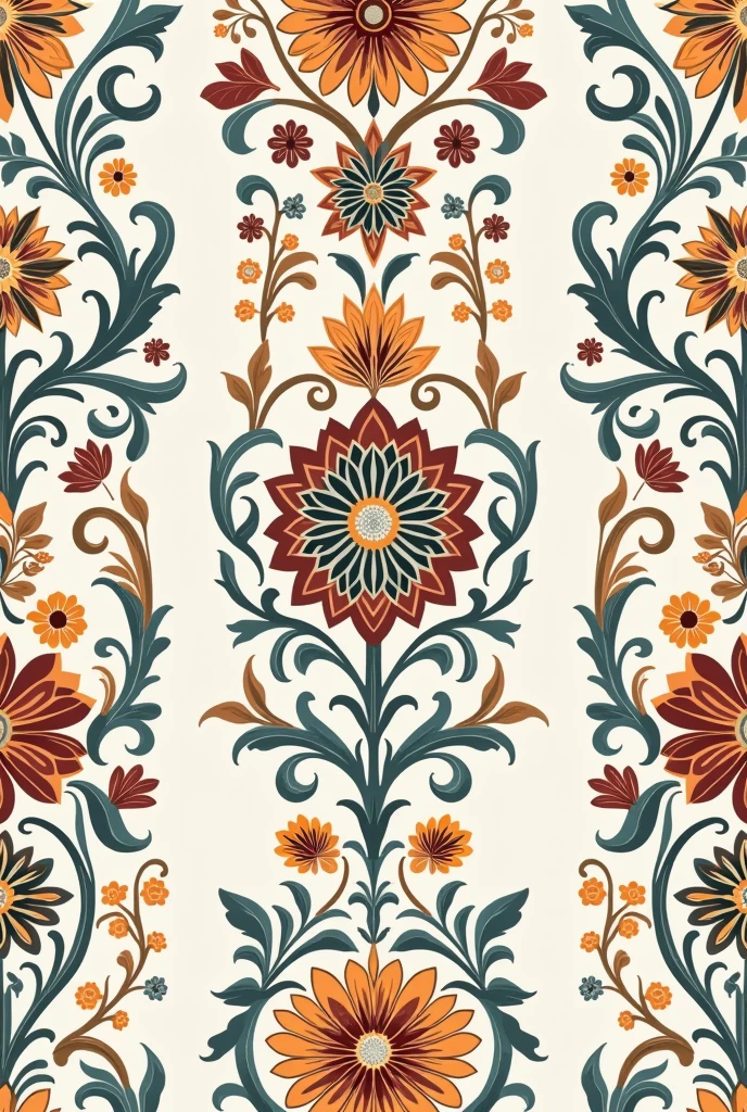 make a pattren of islamic pattren with floral