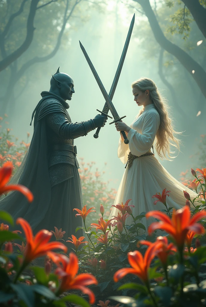 lilies and swords 