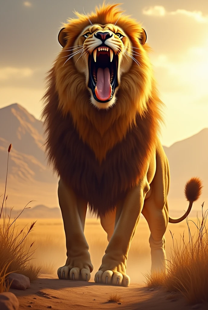 Lion the roar