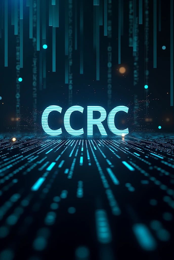 Make a photo with text of CCRC background is look like hack programming and text is `CCRC B16 GROUP´