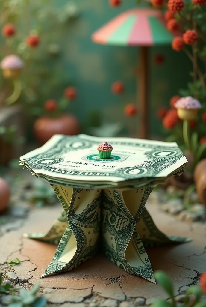 Generate 1 dollar worth of dining table