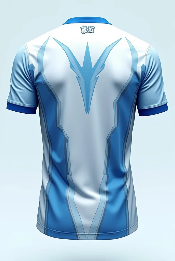 Create a jersey design with following ideas
Base Color: Frosty White with Icy Blue
Design Elements:
Crystal Pattern: Incorporate an abstract crystal pattern across the jersey, inspired by ice formations. The crystals can vary in size and intensity, giving a sharp, modern look.
Icy Veins: Thin, vein-like patterns in metallic blue could be added to the sides and sleeves, mimicking the natural formations of ice.
Accents:
Reflective Material: Use reflective or shiny material for the logo, numbers, and any other text, to catch the light and enhance the icy theme.
Articuno Head Outline: An abstract, minimalist outline of Articuno’s head could be placed on the back of the jersey, just below the collar, for a subtle, stylish nod to the theme.
These ideas focus on the essence of Articuno—its elegance, icy powers, and majestic presence—while translating those qualities into a jersey design that’s both stylish and symbolic.