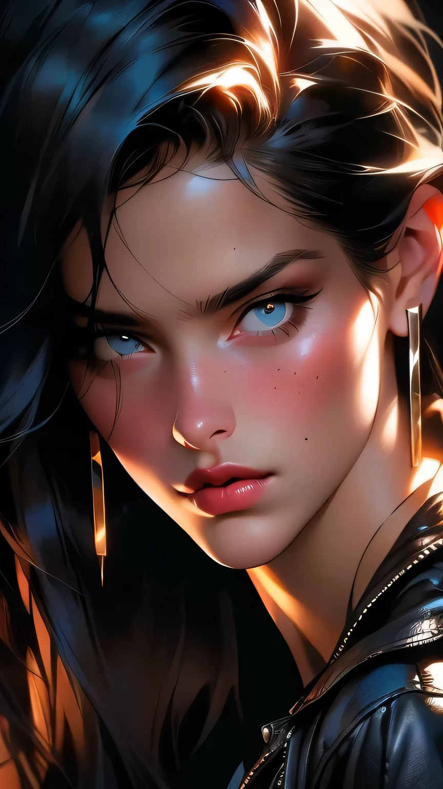 (((Face close-up)))、masterpiece, Beautiful German Girls, Brunette, Residential area, Cleavage, very detailed, Dramatic lighting, digital art trending on Artstation 8k HD high definition detailed realistic, detailed, Skin Texture, hyper detailed, realistic Skin Texture, Armature, Highest quality, 超High resolution, (Realistic:1.4), High resolution, detailed, RAW Photos, sharp, By Lee Jeffries Nikon d850 film stock photos 4 Kodak portra 400 camera f1.6 lens rich colors hyper realistic lifelike texture Dramatic lighting unrealengine trending on artstation cinestill 800, Transparent Bikini, (((Face close-up)))、Face close-up