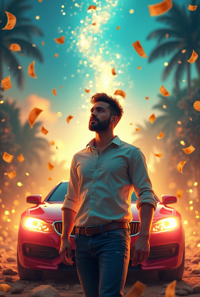 My name is Sagar, I am dreaming The dream is that I have earned a lot of money, I have a car, etc.