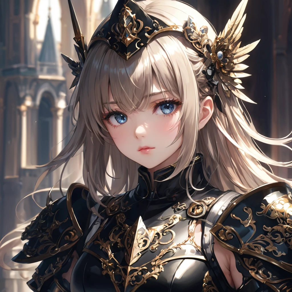 One girl,alone,anime,whole body,Classy girl,Armored,Holding a sword,anger,(embedded:Unaesthetic XLv13.Safety Tensor:1.2),(embedded:Negative XL_is.Safety Tensor:0.8),(masterpiece,Highest quality,Ultra_detailed,High resolution,Absurd:1),(masterpiece, Highest quality, Highest quality, beautifully、aesthetic),Ultra-detailed,Very delicate and beautiful,beautiful detailed face,澄んis顔,Best illustrations,extremely detailed eyes and face,wonderful,detailed and intricate,Best image quality, beautifully繊細な背景,beautiful detailed, Black armor, whole body