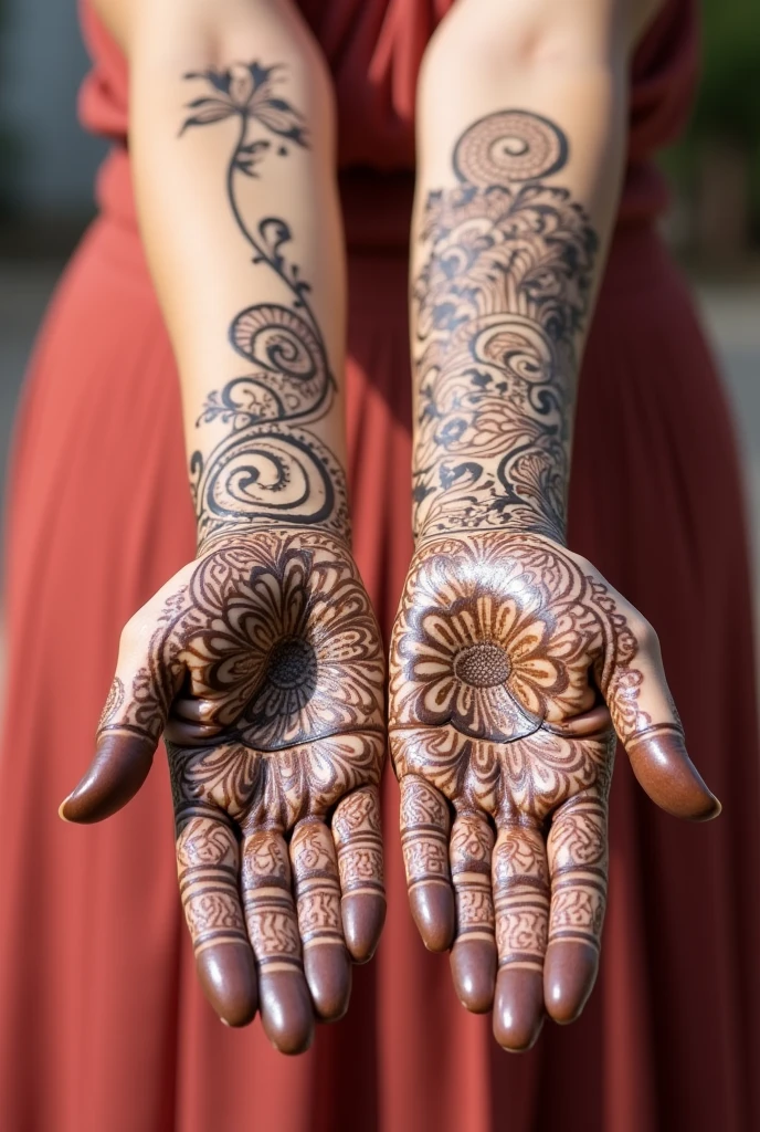 generate more Shadi Special mehndi design on hand