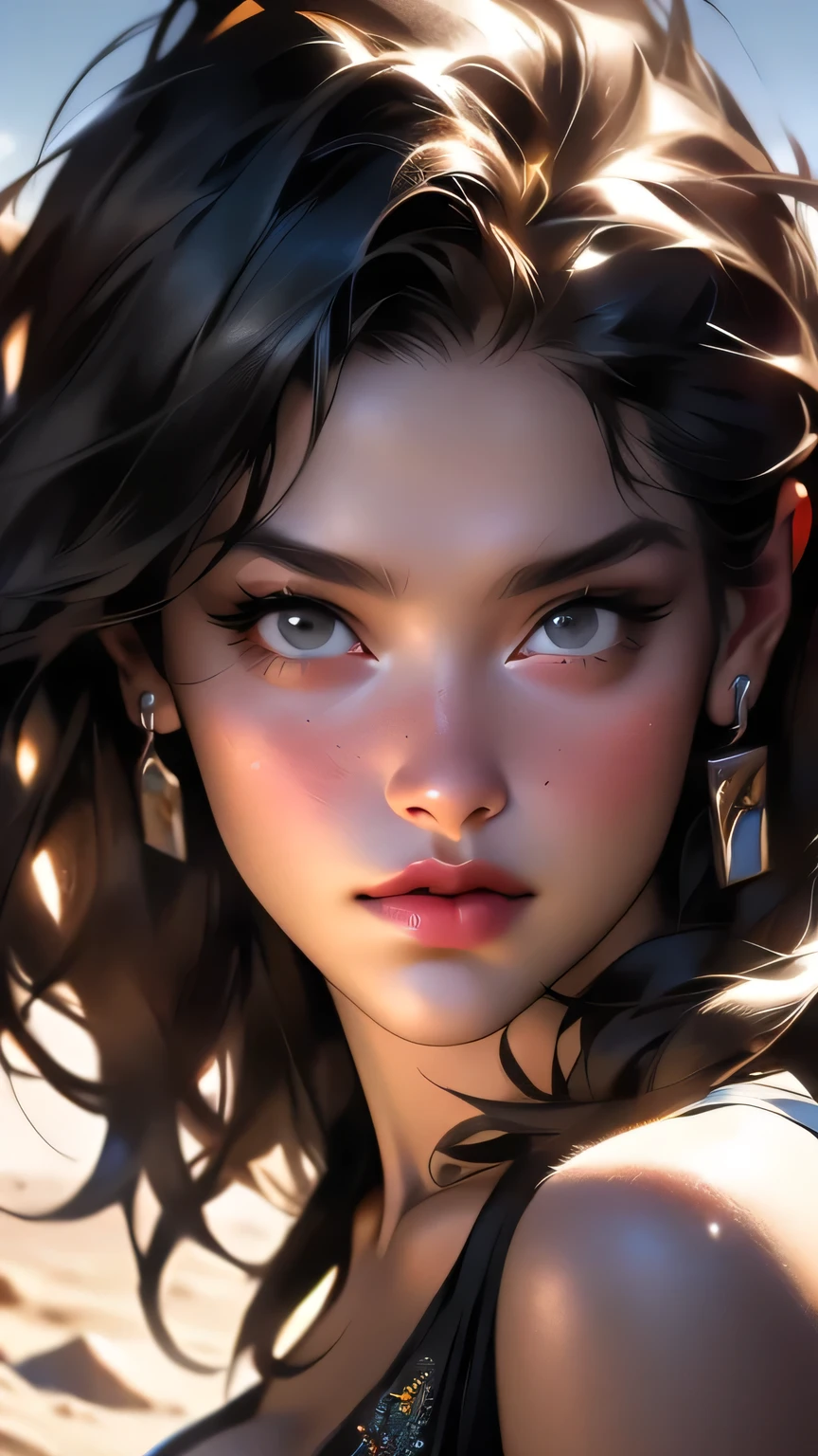 (((Face close-up)))、masterpiece, Beautiful German Girls, Brunette, Residential area, Cleavage, very detailed, Dramatic lighting, digital art trending on Artstation 8k HD high definition detailed realistic, detailed, Skin Texture, hyper detailed, realistic Skin Texture, Armature, Highest quality, 超High resolution, (Realistic:1.4), High resolution, detailed, RAW Photos, sharp, By Lee Jeffries Nikon d850 film stock photos 4 Kodak portra 400 camera f1.6 lens rich colors hyper realistic lifelike texture Dramatic lighting unrealengine trending on artstation cinestill 800, Transparent Bikini, (((Face close-up)))、Face close-up、black eye