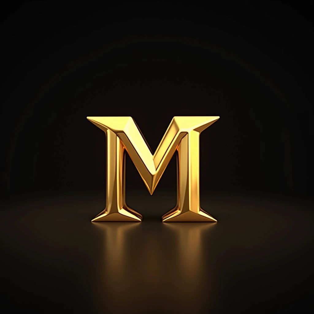 "Create a high-quality logo based on the attached reference image, but with a gold color theme. Ensure that the entire logo has a metallic gold finish, giving it a luxurious and polished appearance. The final image should be rendered with high resolution, sharp details, and a reflective gold texture that highlights the elegance of the design."