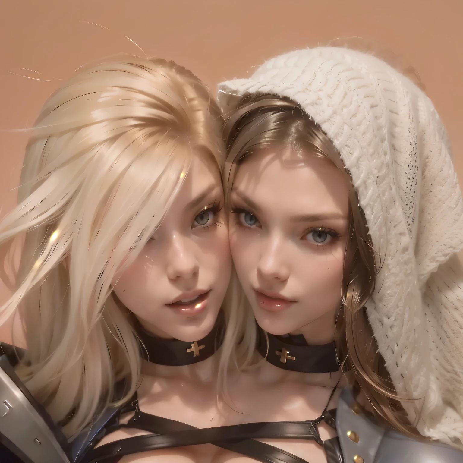 beautiful 16 year old girl,long eyelashes,Ojos hermosos y delicados.,pelo medio y blanco,cabello dorado,Por flequillo,agitar,pelo despeinado,science fiction style,desnuda, vagina visible,final fantasy style,Symphony 2.5D,busto de cuerpo, completo cuerpo, small breasts, escote.