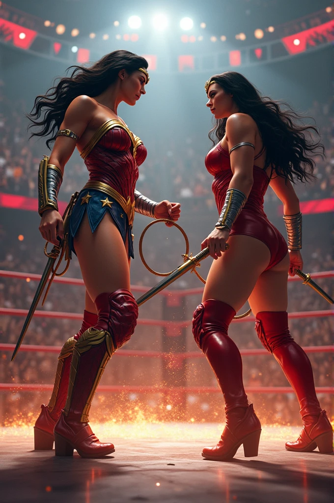 Wonder woman vs elektra wwe