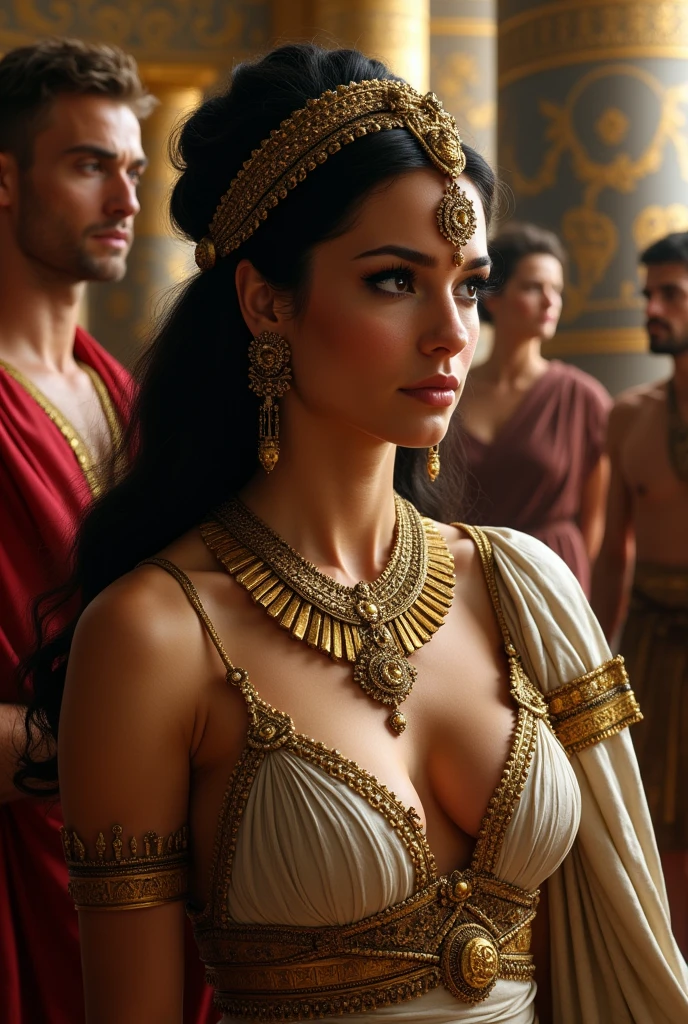 After the assassination of Caesar, she regained control of Egypt from the Romans by forging Mare Antonyn.

