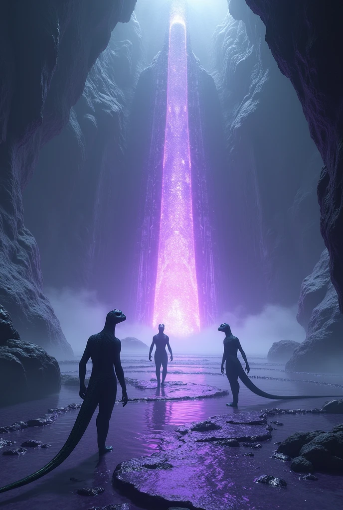 An advanced civilization with unknown beings