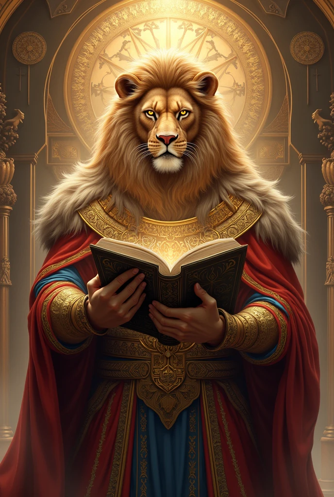 lion of the tribe of Judah, the famous descendant of King David, achieved victory and was able to break the seven seals and open the book.