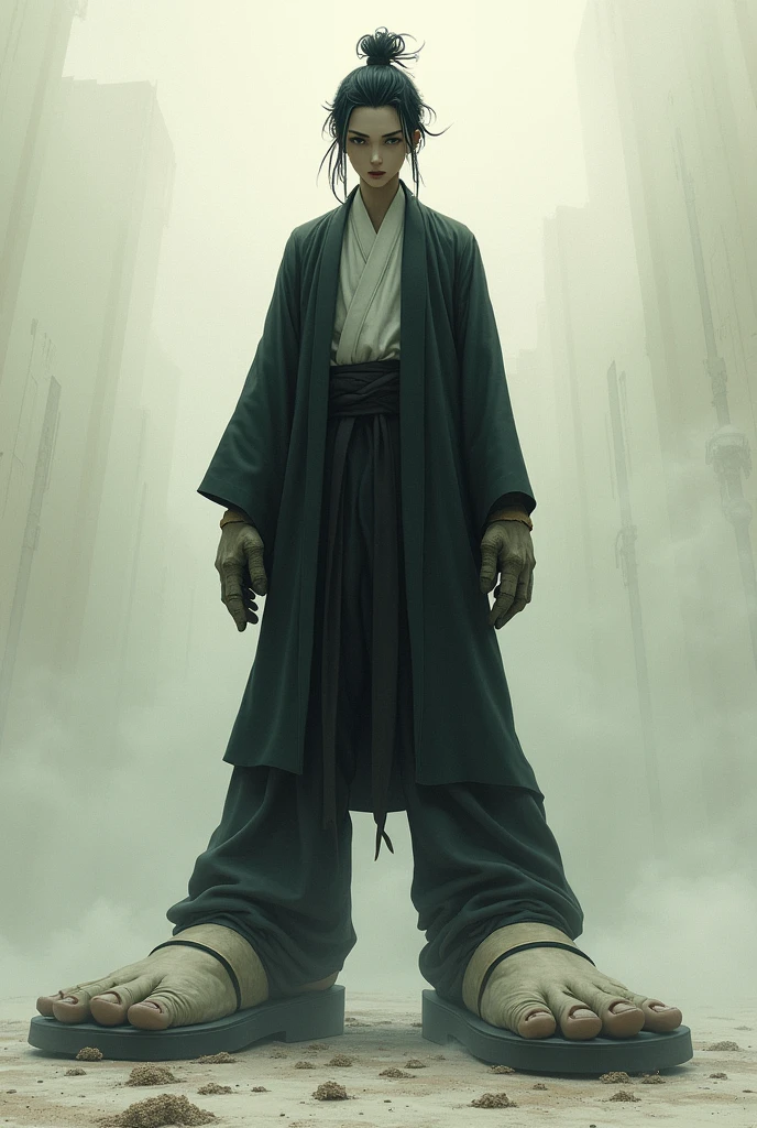 Korekiyo shinguji with huge feet