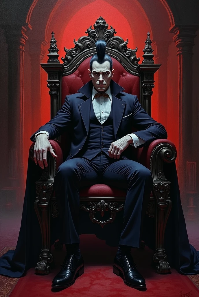 MOHAWK DRACULA SIT DOWN N PAINTING
