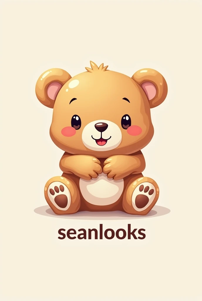 Logo named seanlooks with a cuddly bear