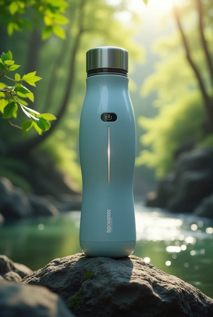 Smart waterbottle picture, company name bottlewaves