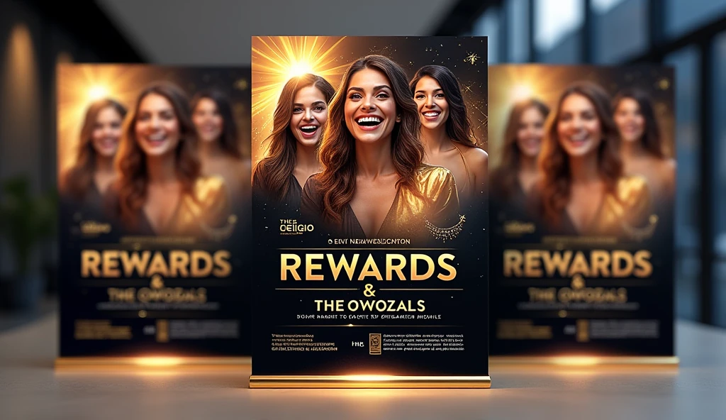 Flyer for Rewards and recognition event