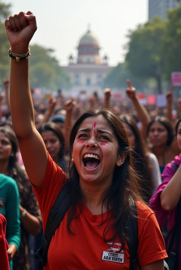 Justice for rape and murder in India and protest against dictator government 