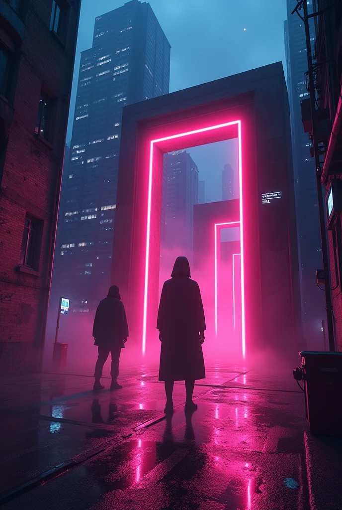 Neon doors