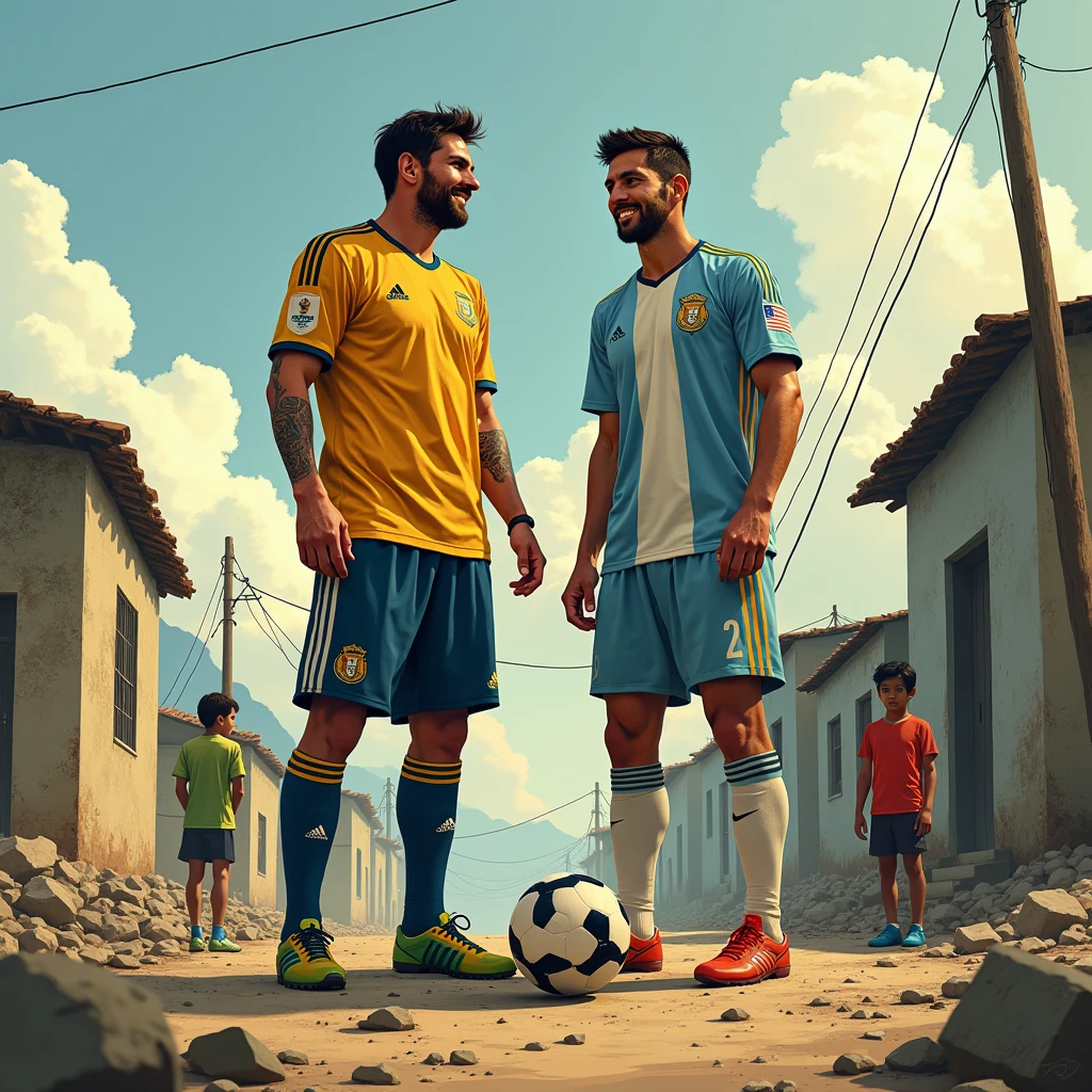 messi world cup ronaldo poor