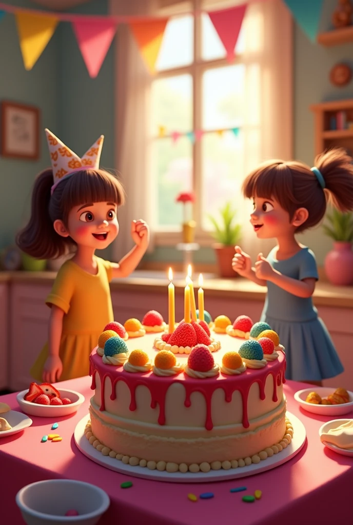 birthday、cake、delicious、colorful