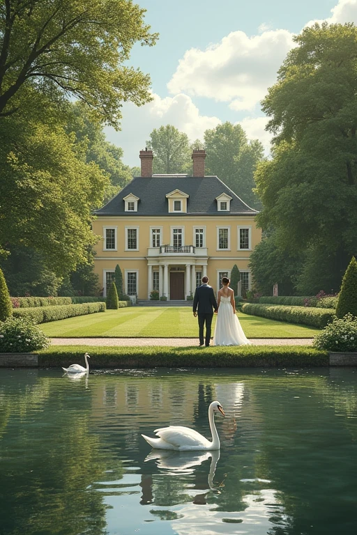 Publicité pour Le Domaine des Cygnes, who is in Touvre, It is a place where weddings are held, seminars, small events