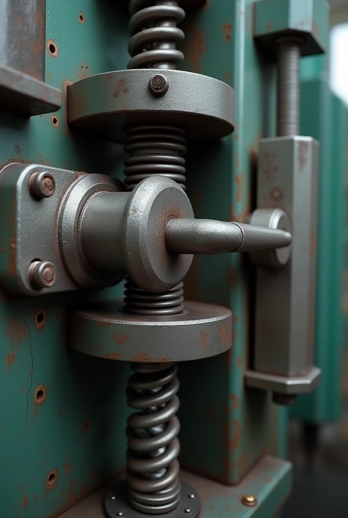 mechanism for performing scraping of smooth grinding rolls. this mechanism must be composed of a spring, spring steel bar and plate to carry out the process.
