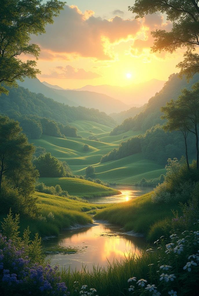 Summer Scenery evening