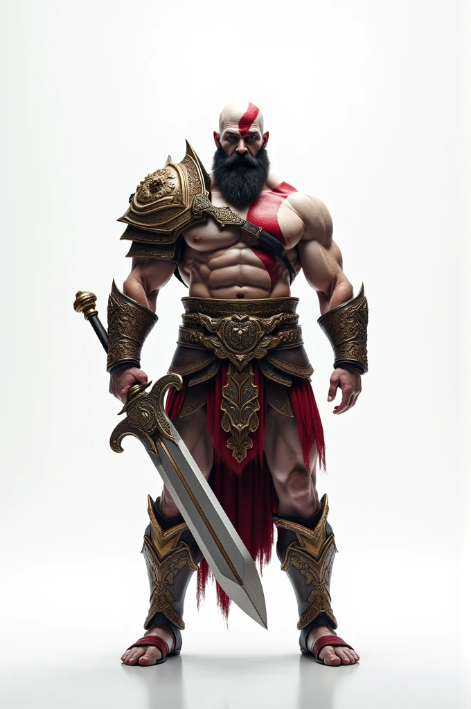 God of war with white background