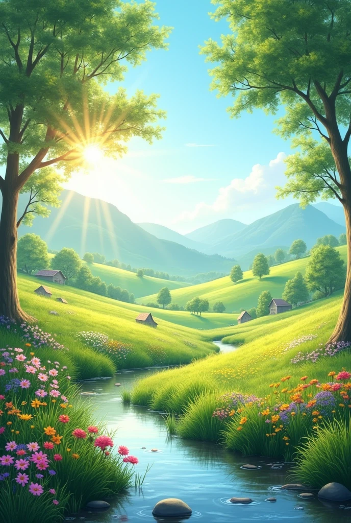 Summer Scenery morning