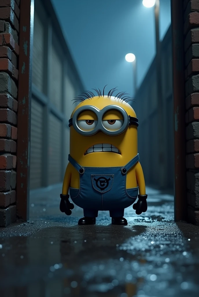 the kevin serious minion going out of prison at night