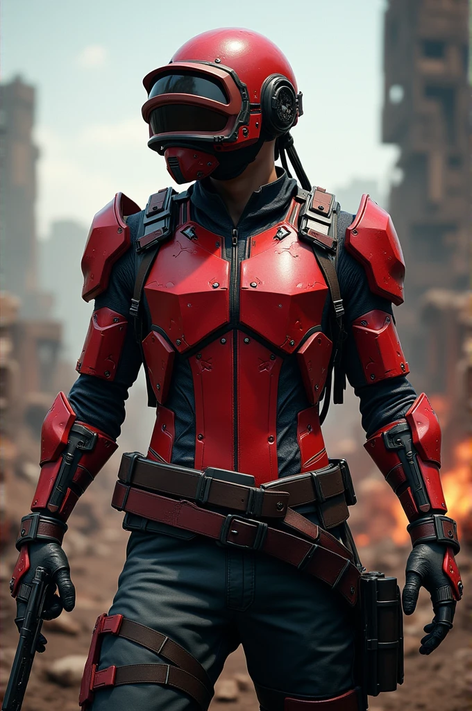 Pubg Chrecter with blood reven x suit 