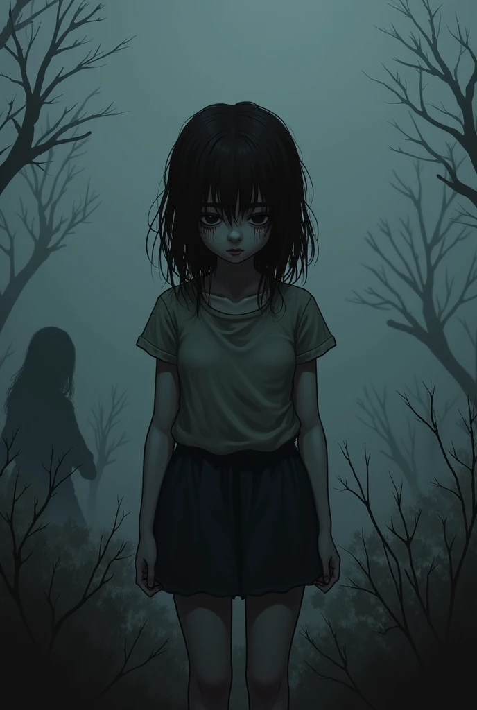 Pathetic girl, black theme