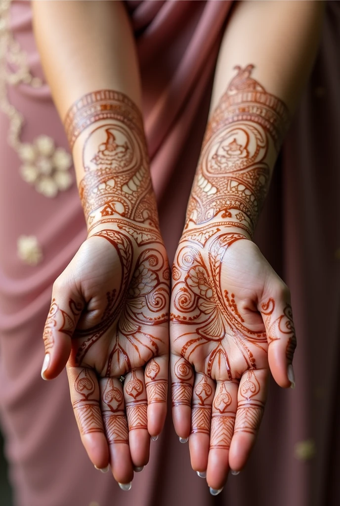 generate more Shadi Special mehndi design on hand