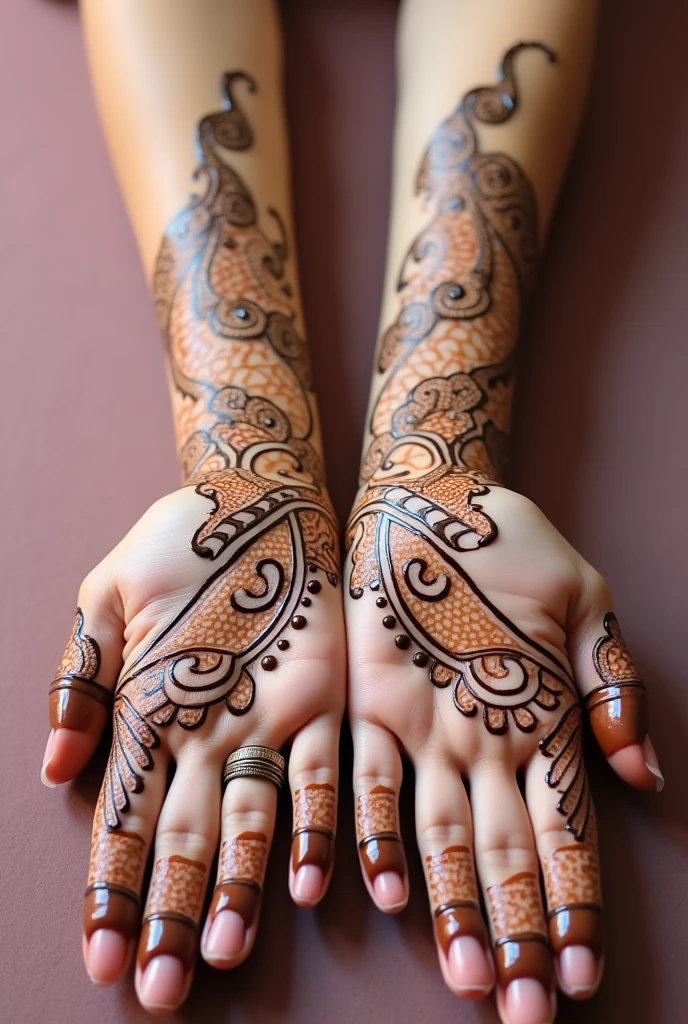 generate more Shadi Special mehndi design on hand