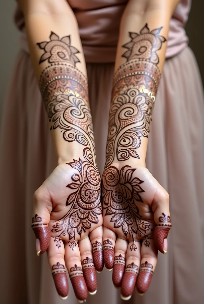 generate more Shadi Special mehndi design on hand